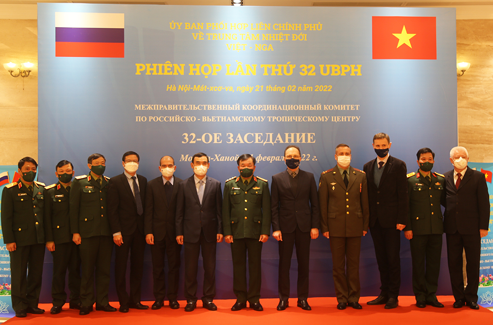 Phiên họp lần thứ 32 Uỷ ban phối hợp liên chính phủ về Trung tâm Nhiệt đới Việt - Nga năm 2022