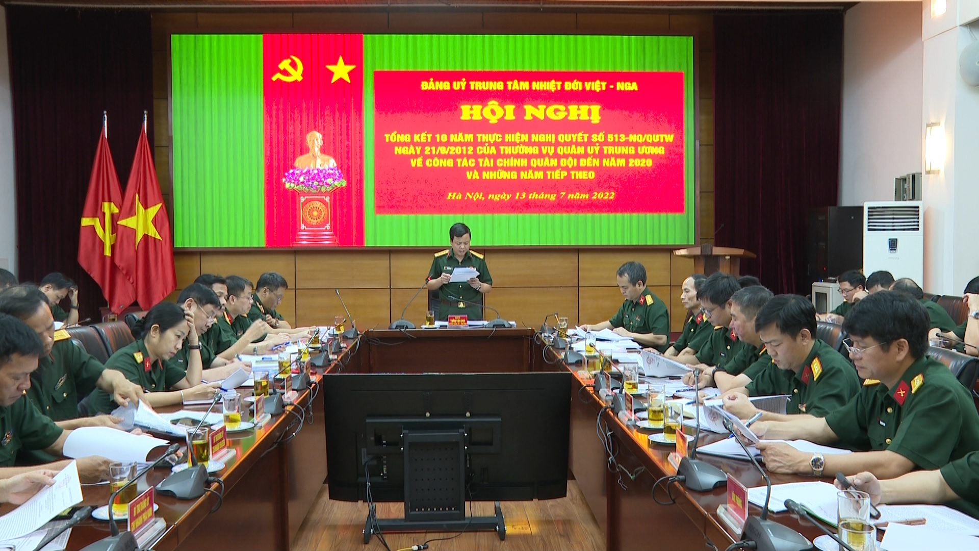 Trung tâm Nhiệt đới Việt – Nga tổng kết 10 năm thực hiện Nghị Quyết 513, Nghị quyết 623 và Nghị quyết 765 của Quân uỷ Trung ương