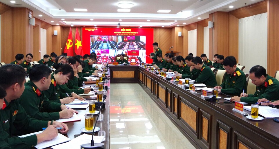 Trung tâm Nhiệt đới Việt - Nga tổ chức Hội nghị giao ban Quân chính tháng 11
