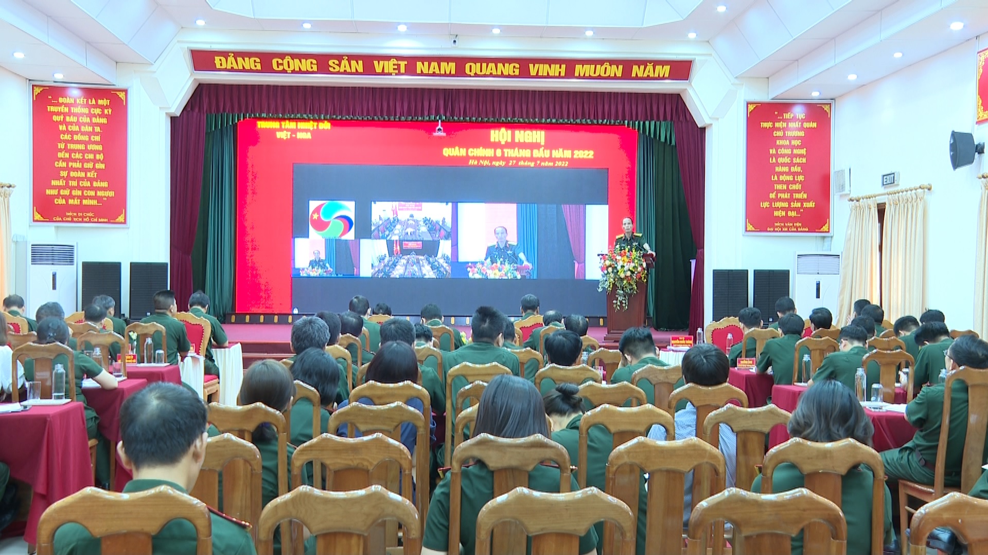 Trung tâm Nhiệt đới Việt - Nga tổ chức Hội nghị Quân chính 6 tháng đầu năm 2022