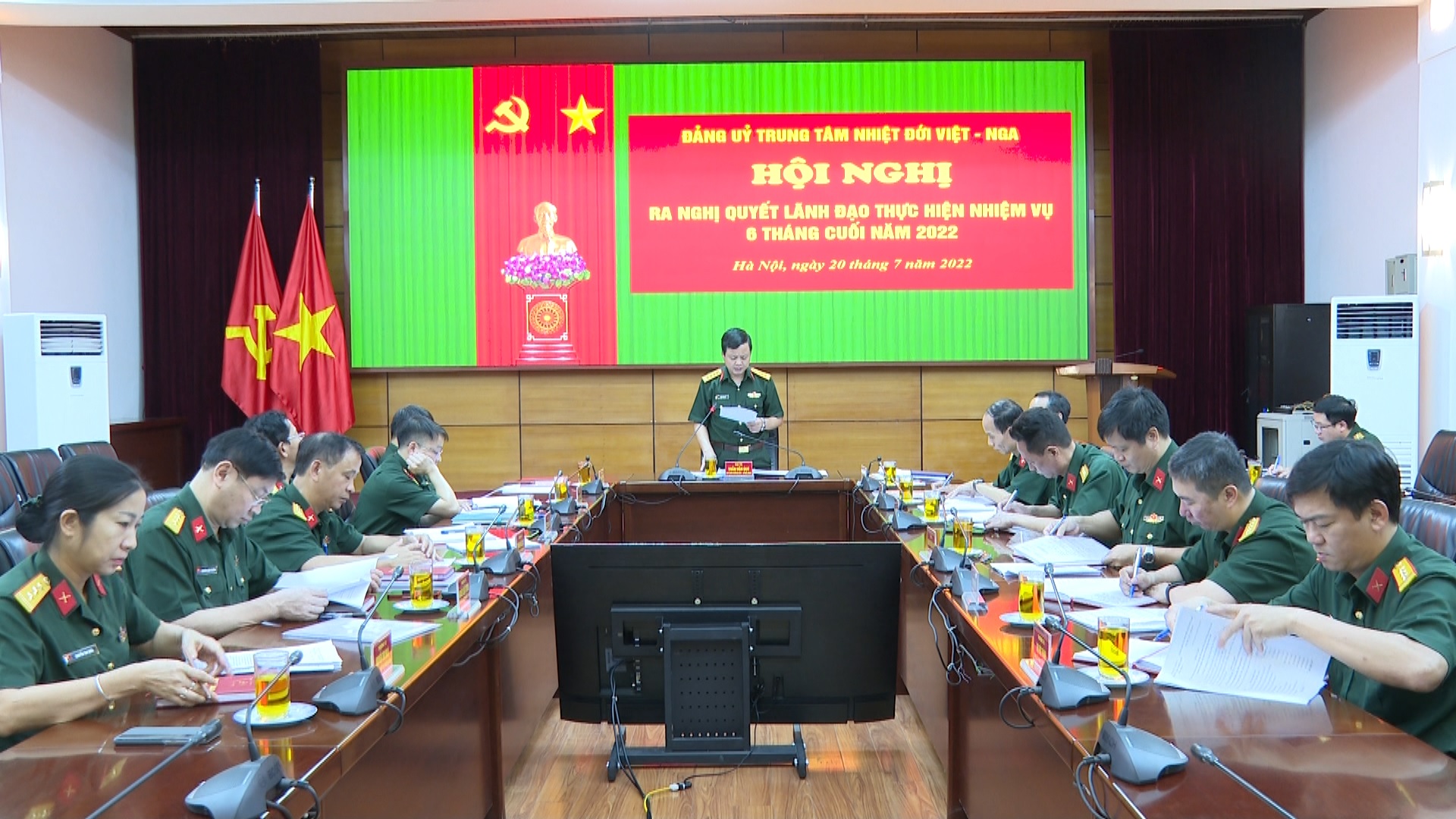Đảng uỷ Trung tâm Nhiệt đới Việt – Nga ra nghị quyết lãnh đạo thực hiện nhiệm vụ 6 tháng cuối năm 2022