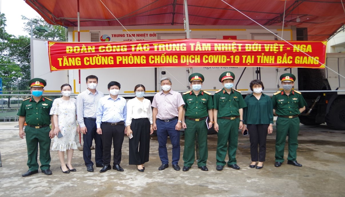 Trung tâm Nhiệt đới Việt - Nga góp phần cùng các địa phương kiểm soát hiệu quả dịch Covid-19