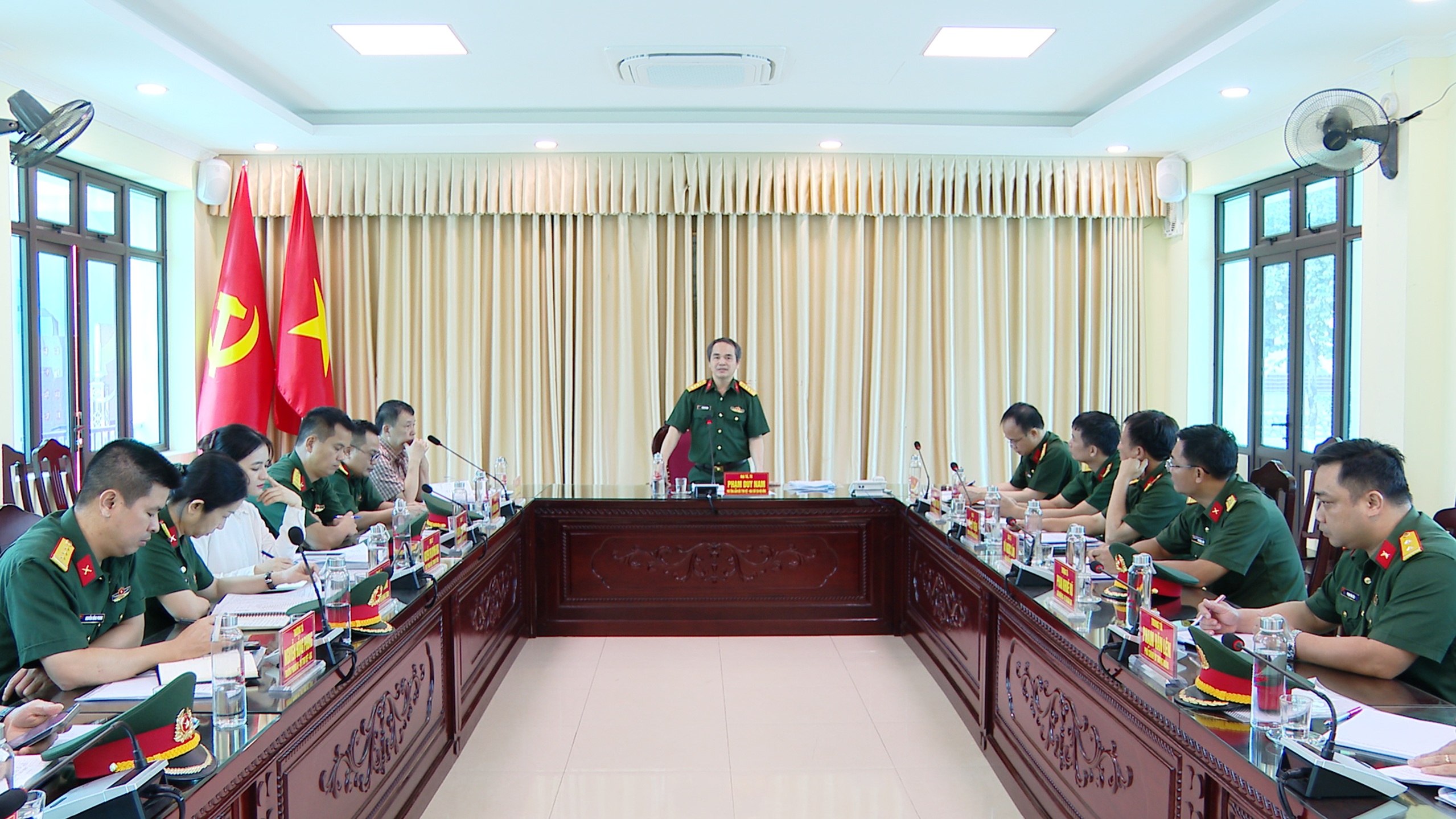 Nghiệm thu kỹ thuật hệ thống xử lý nước thải trạm chế biến tập trung tại Trung đoàn 102