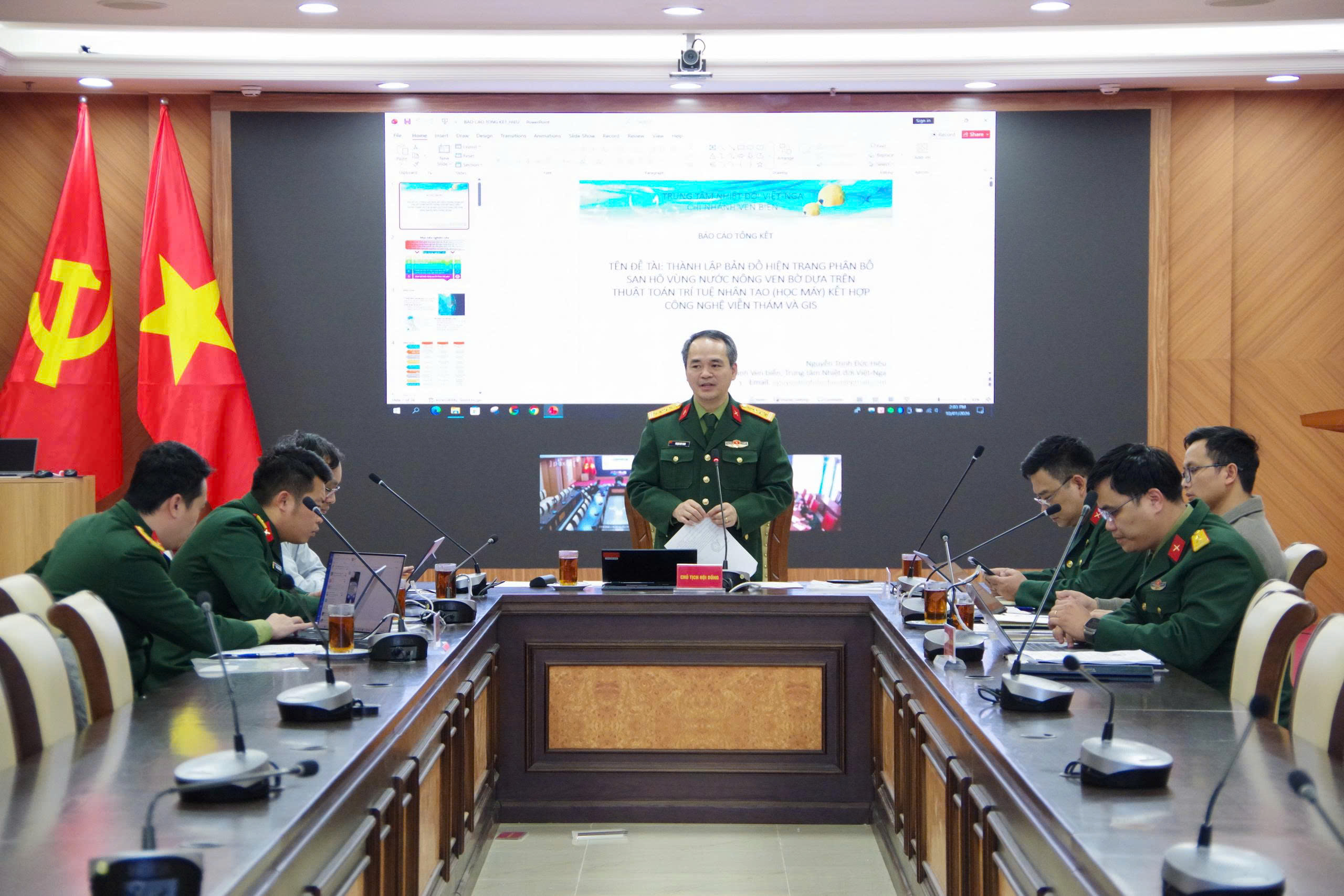 Ứng dụng trí tuệ nhân tạo trong lập bản đồ phân bố san hô vùng nước nông ven bờ