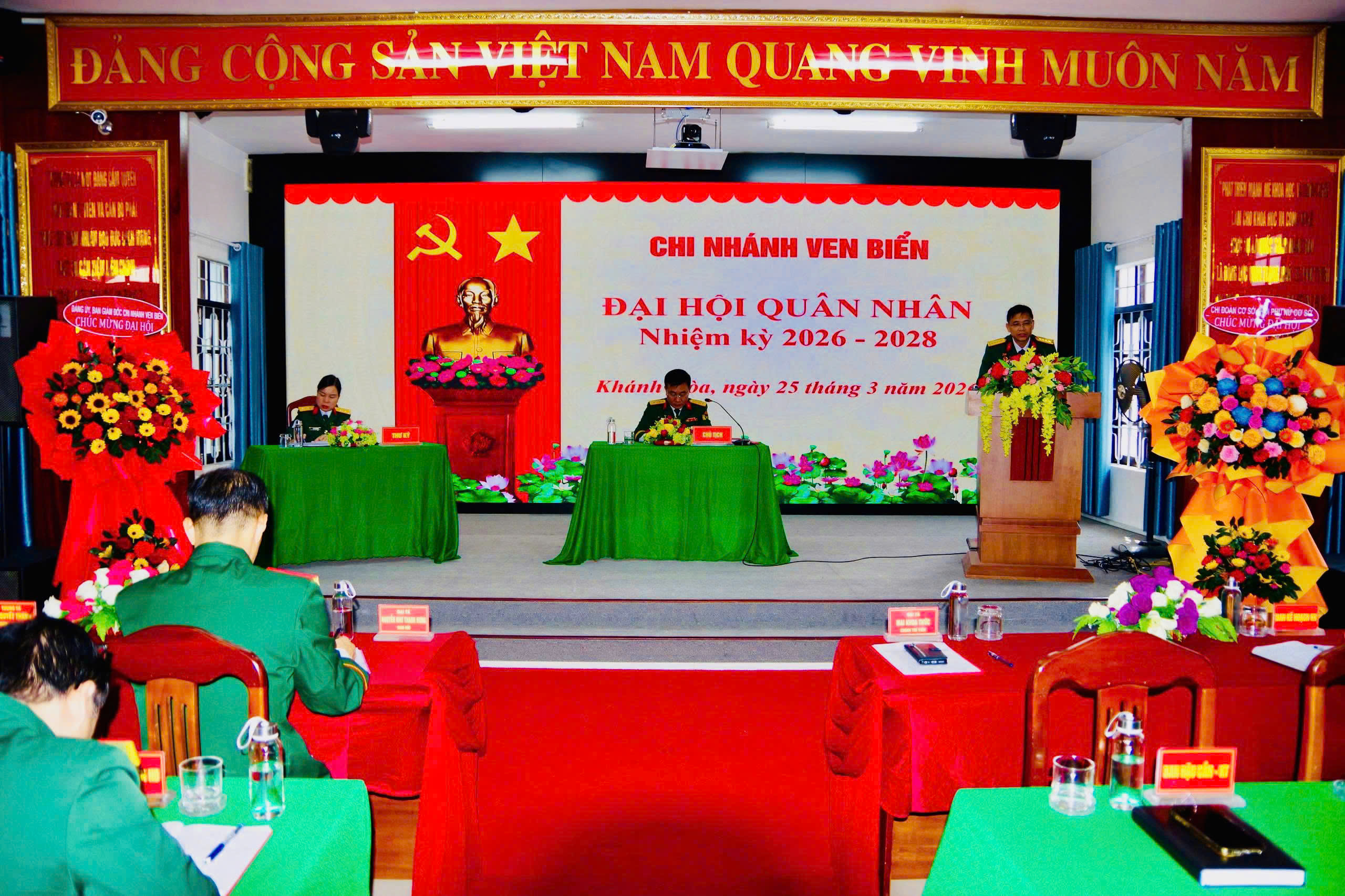 Chi nhánh Ven biển tổ chức thành công Đại hội Quân nhân nhiệm kỳ 2026-2028