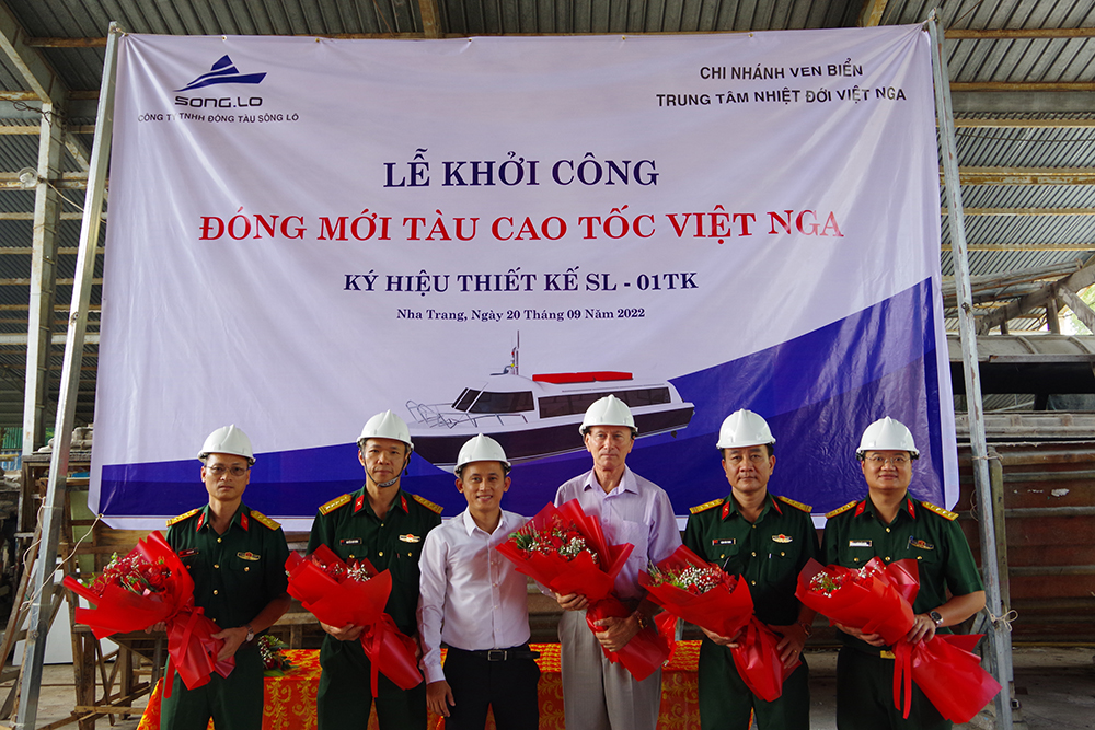 Khởi công đóng mới tàu cao tốc Việt Nga SL-01TK cho Chi nhánh Ven biển