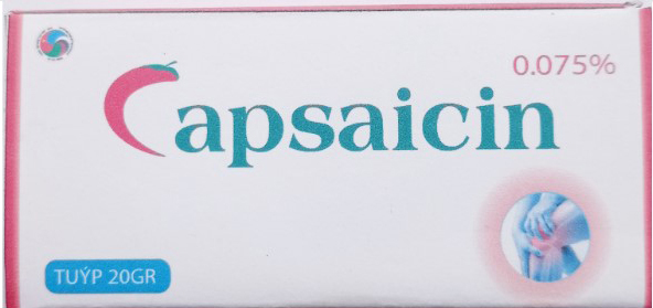 Kem bôi ngoài da chứa Capsaicin