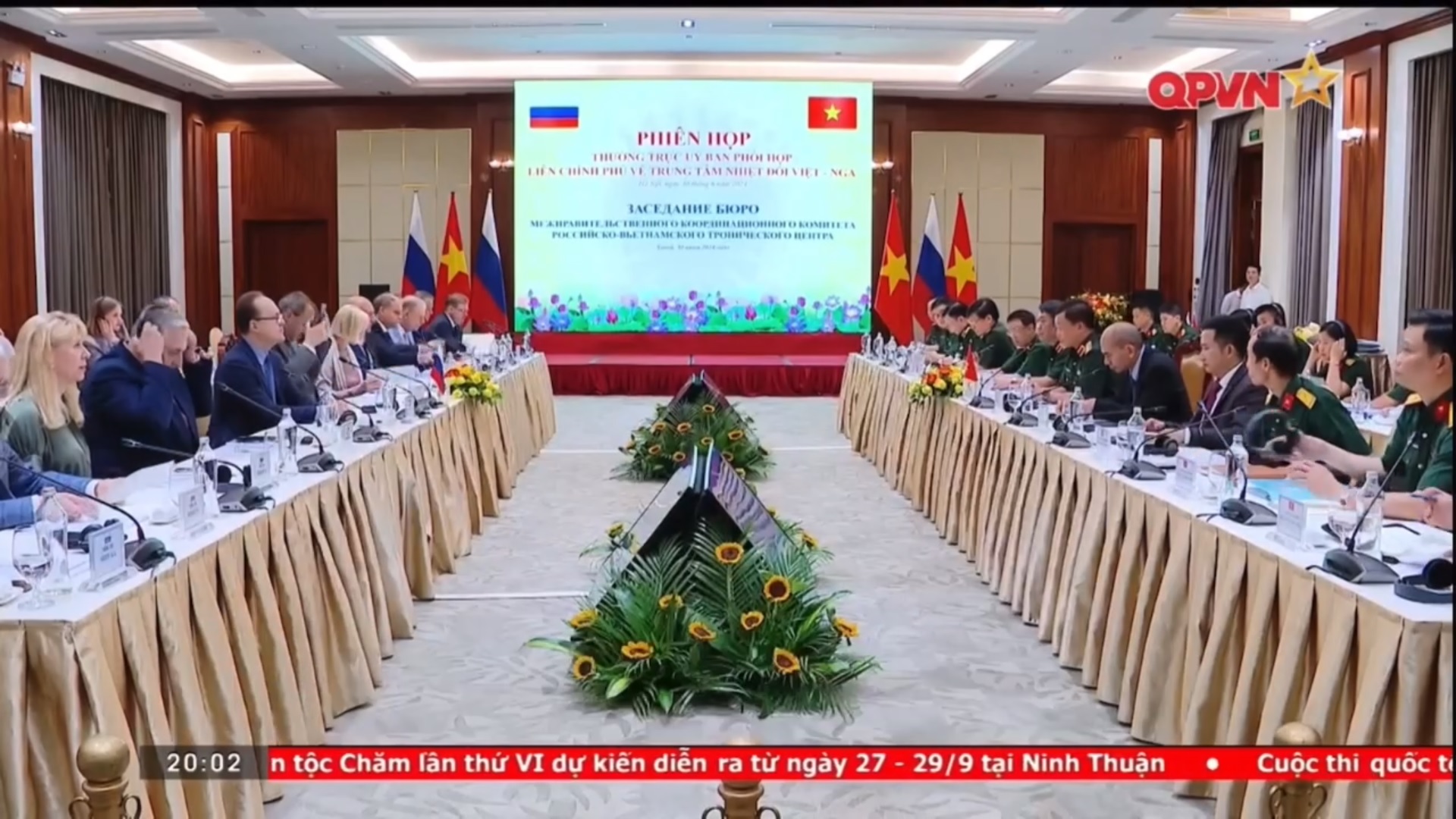 Phiên họp thường trực Ủy ban phối hợp về Trung tâm Nhiệt đới Việt - Nga năm 2024