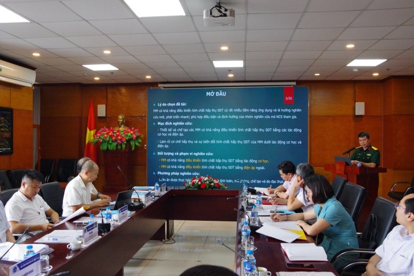 Lễ bảo vệ luận án tiến sĩ cấp Học viện cho nghiên cứu sinh Lê Văn Long