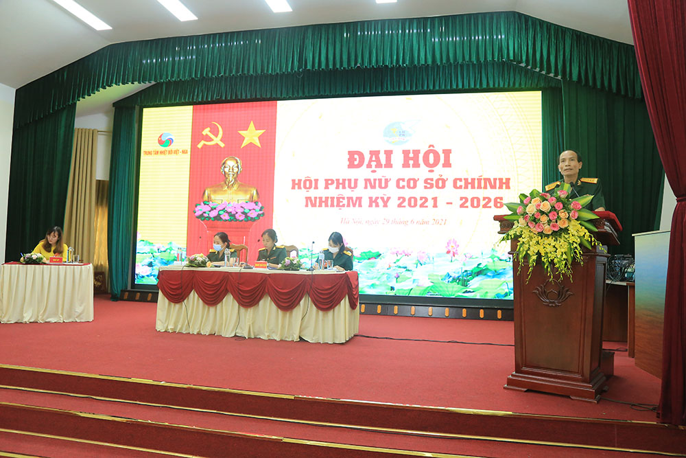 Đại hội Hội Phụ nữ Cơ sở chính – Trung tâm Nhiệt đới Việt – Nga nhiệm kỳ 2021 – 2026