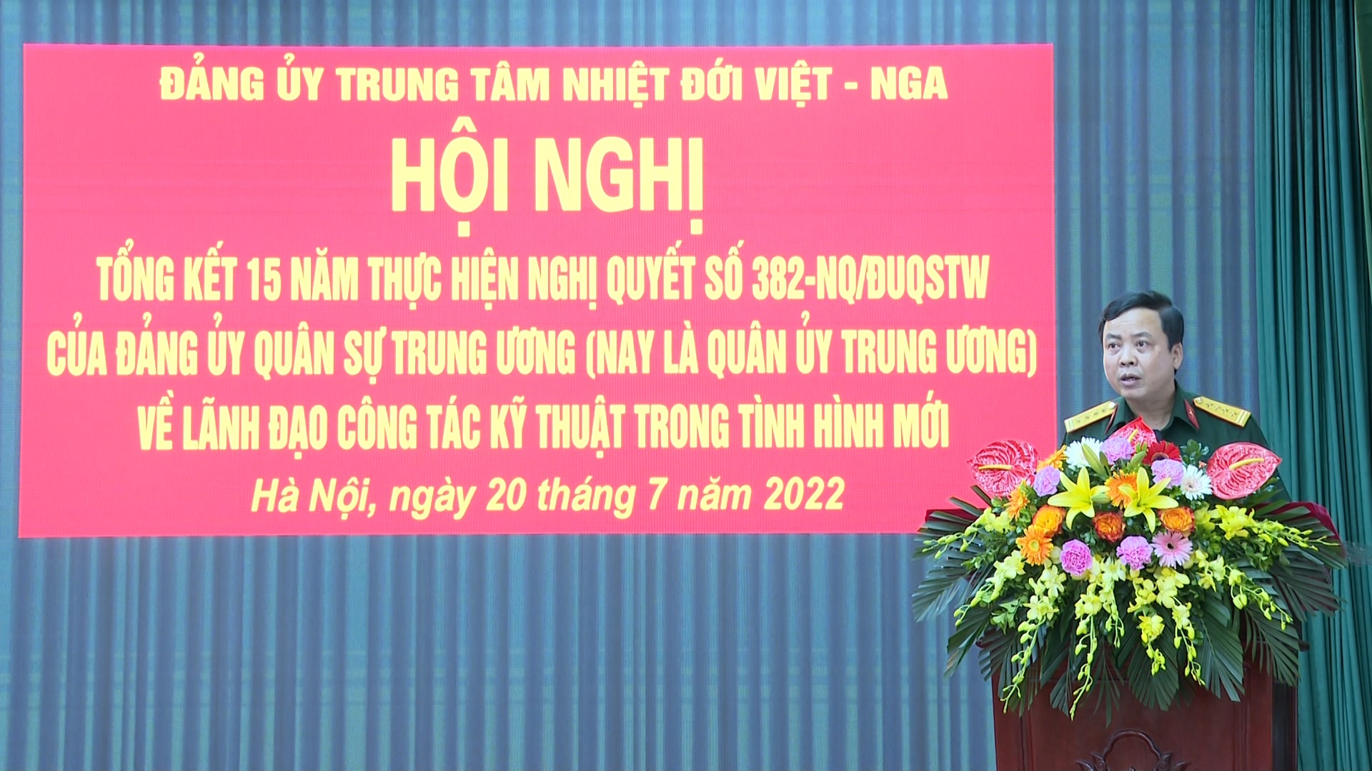 Đảng ủy Trung tâm Nhiệt đới Việt - Nga tổng kết 15 năm thực hiện Nghị quyết 382-NQ/ĐUQSTW