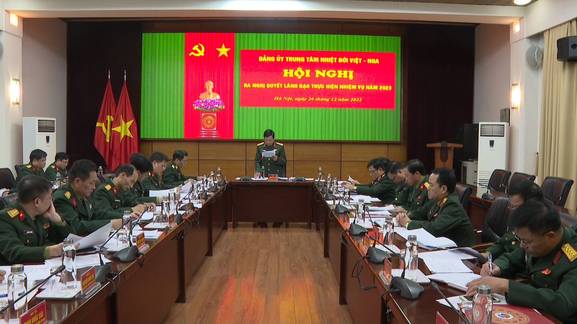 Hội nghị Đảng uỷ Trung tâm Nhiệt đới Việt - Nga ra Nghị quyết lãnh đạo thực hiện nhiệm vụ năm 2023