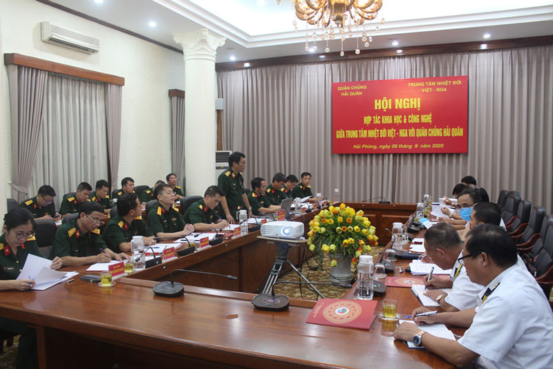 Hợp tác Khoa học và Công nghệ giữa Trung tâm Nhiệt đới Việt – Nga với Quân chủng Hải quân