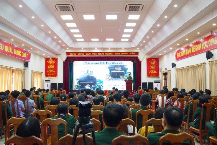 Trung tâm Nhiệt đới Việt - Nga tổ chức tập huấn công tác phòng cháy chữa cháy năm 2022