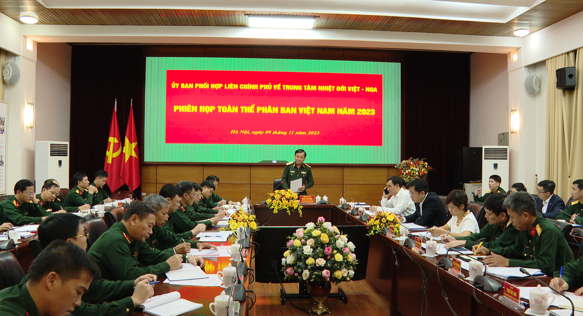 Phiên họp toàn thể Phân ban Việt Nam trong Ủy ban phối hợp liên Chính phủ về Trung tâm Nhiệt đới Việt - Nga 