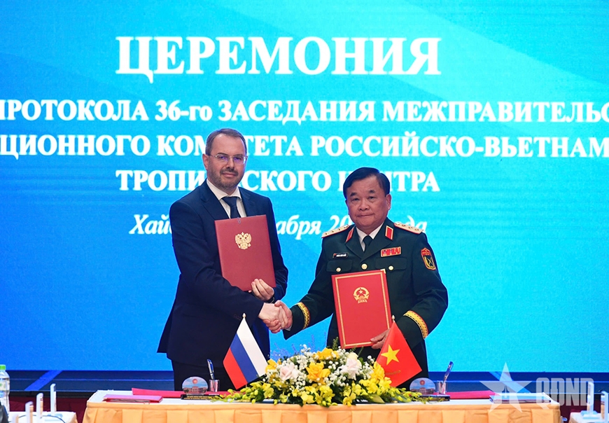 Phiên họp lần thứ 36 Ủy ban Phối hợp liên Chính phủ về Trung tâm Nhiệt đới Việt - Nga