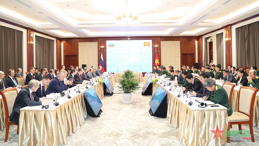Thượng tướng Hoàng Xuân Chiến đồng chủ trì Phiên họp lần thứ 34 Ủy ban phối hợp liên Chính phủ về Trung tâm Nhiệt đới Việt - Nga